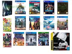 Dead or Alive 6, Anthem, Dirt Rally 2.0, Metro Exodus, Jump Force, Dark Souls Trilogy, Resident Evil 2, Kingdom Hearts III, Ace Combat 7, Far Cry New Dawn,  Monster Energy Supercross 2, Crackdown 3, New Super MArio Bros. U Deluxe, Travis Strikes Again No More Heroes