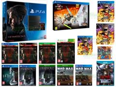 Metal Gear Solid V, One Piece Pirate Warriors 3, Mad Max, Disney Infinity 3 Star Wars Starter Pack, Dishonored Definitive Edition, Little Battlers Experience, Devil's Third